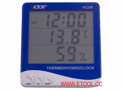 数显温湿度表-温湿度表-VC230温湿度表