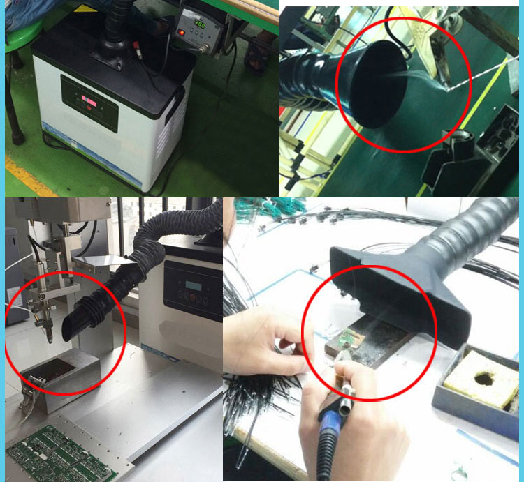 焊锡烟雾净化器使用现场